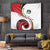 Papua New Guinea 50th Independence Anniversary Tapestry Special Style White Version - Polynesian Pride