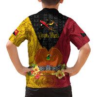 Personalized Papua New Guinea Independence Day Hawaiian Shirt Bird Of Paradise With Polynesian Pattern LT05 - Polynesian Pride