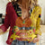 Personalized Papua New Guinea Independence Day Women Casual Shirt Bird Of Paradise With Polynesian Pattern LT05 Female Yellow - Polynesian Pride