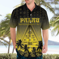 Personalised Palau Independence Day Hawaiian Shirt Palauan Tattoo Pattern LT05 - Polynesian Pride