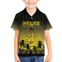 Personalised Palau Independence Day Hawaiian Shirt Palauan Tattoo Pattern LT05 - Polynesian Pride