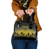 Palau Independence Day Shoulder Handbag Palauan Tattoo Pattern - Polynesian Pride