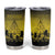Personalised Palau Independence Day Tumbler Cup Palauan Tattoo Pattern - Polynesian Pride