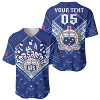 Toa Samoa Rugby Custom Baseball Jersey Samoan Pride With Tribal Pattern - Polynesian Pride