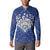 Toa Samoa Rugby Custom Button Sweatshirt Samoan Pride With Tribal Pattern - Polynesian Pride