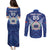Toa Samoa Rugby Custom Couples Matching Puletasi and Long Sleeve Button Shirt Samoan Pride With Tribal Pattern - Polynesian Pride