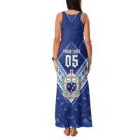 Toa Samoa Rugby Custom Family Matching Tank Maxi Dress and Hawaiian Shirt Samoan Pride With Tribal Pattern LT05 - Polynesian Pride