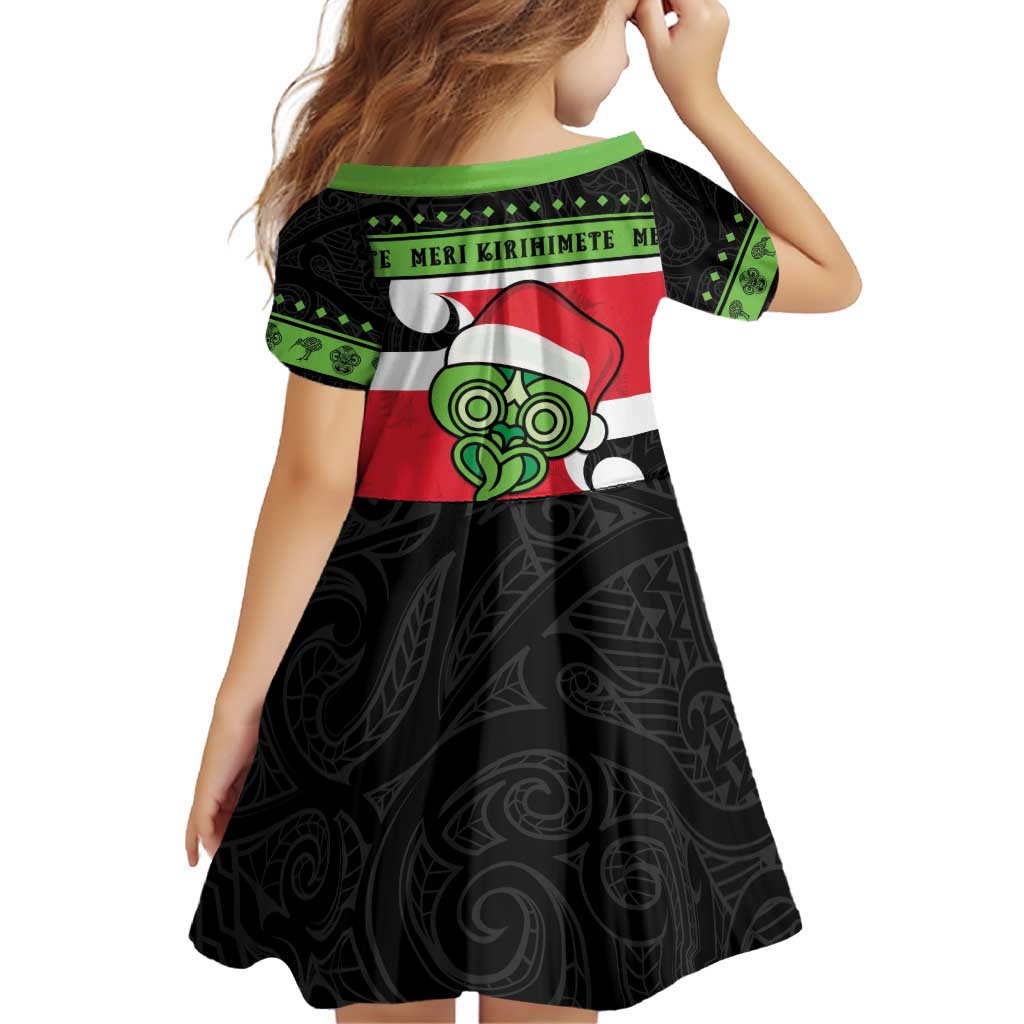 New Zealand Funny Christmas Family Matching Puletasi and Hawaiian Shirt Maori Tiki LT05 - Polynesian Pride