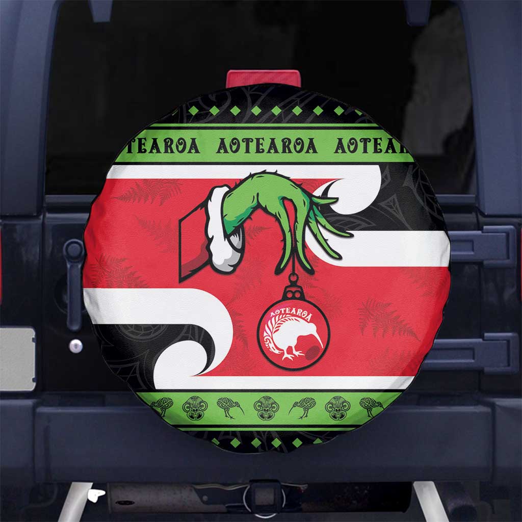 New Zealand Funny Christmas Spare Tire Cover Maori Tiki LT05 - Polynesian Pride