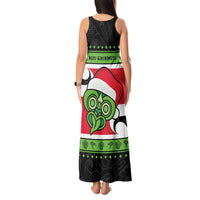 New Zealand Funny Christmas Tank Maxi Dress Maori Tiki LT05 - Polynesian Pride