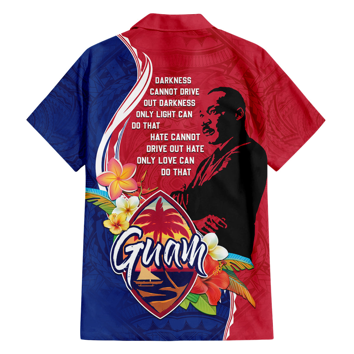 Guam Martin Luther King Jr Day Family Matching Summer Maxi Dress and Hawaiian Shirt LT05 - Polynesian Pride