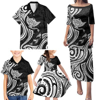 Hawaii Manta Ray Family Matching Puletasi and Hawaiian Shirt Polynesian Art Tattoo LT05 - Polynesian Pride