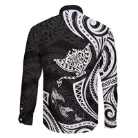 Hawaii Manta Ray Family Matching Puletasi and Hawaiian Shirt Polynesian Art Tattoo LT05 - Polynesian Pride