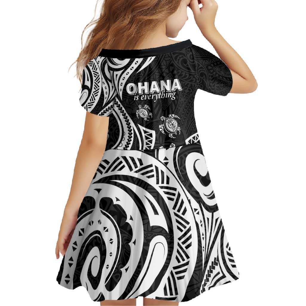 Hawaii Ohana Means Family Family Matching Mermaid Dress and Hawaiian Shirt Sea Turtle Polynesian Style LT05 - Polynesian Pride