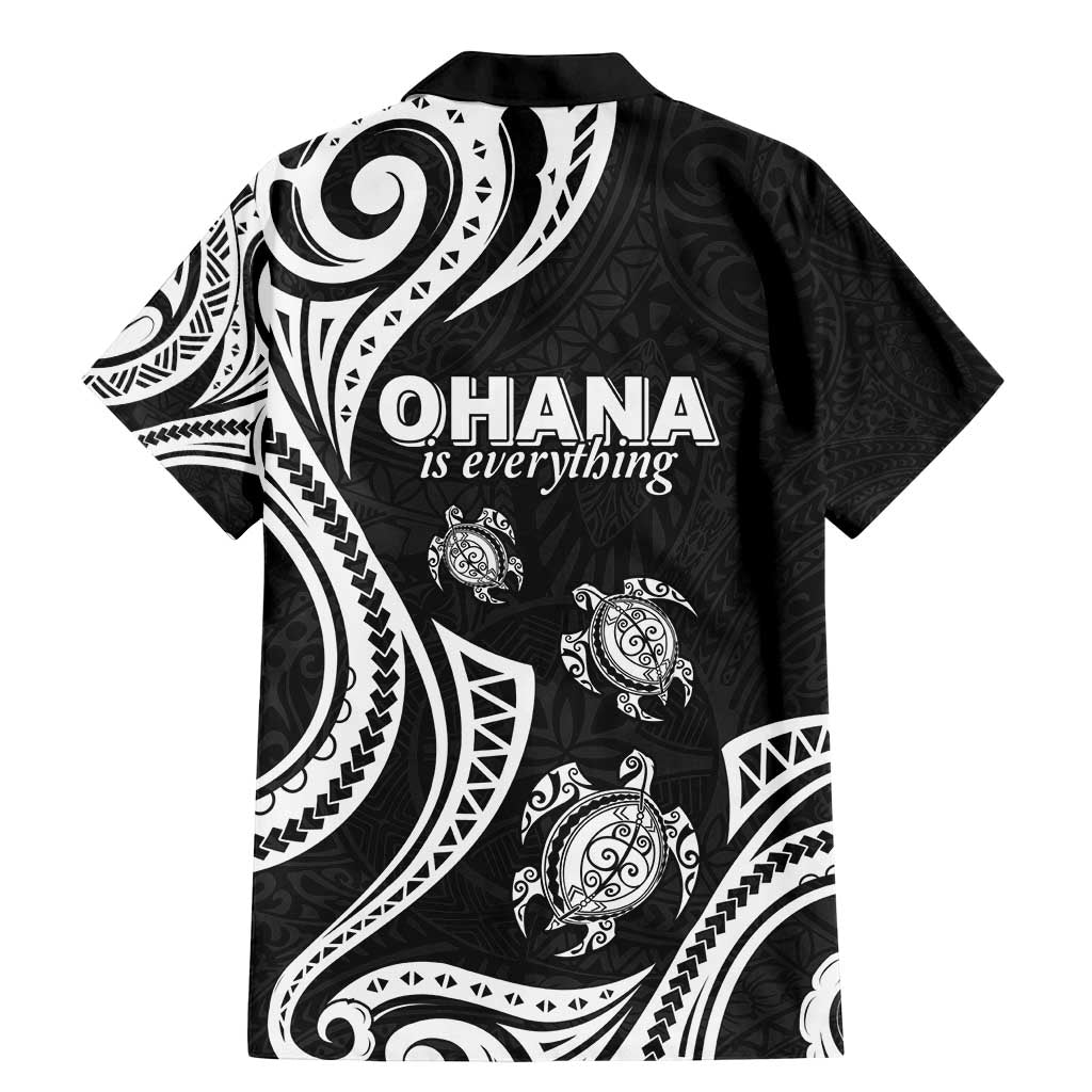 Hawaii Ohana Means Family Family Matching Mermaid Dress and Hawaiian Shirt Sea Turtle Polynesian Style LT05 - Polynesian Pride
