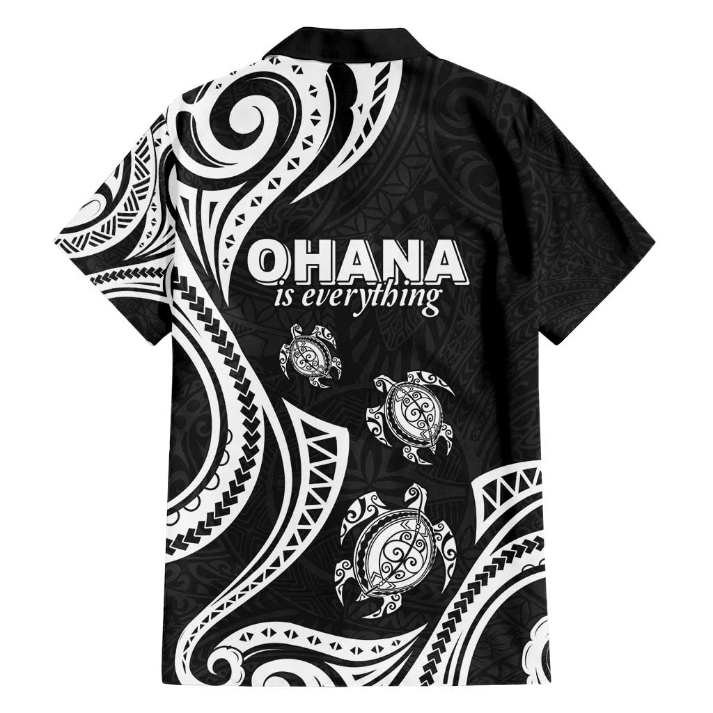 Hawaii Ohana Means Family Family Matching Puletasi and Hawaiian Shirt Sea Turtle Polynesian Style LT05 - Polynesian Pride