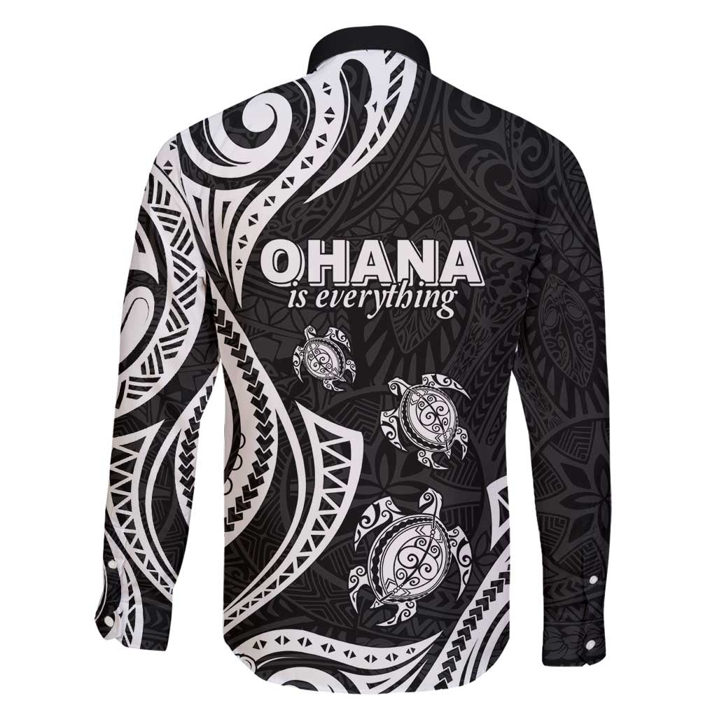 Hawaii Ohana Means Family Family Matching Summer Maxi Dress and Hawaiian Shirt Sea Turtle Polynesian Style LT05 - Polynesian Pride