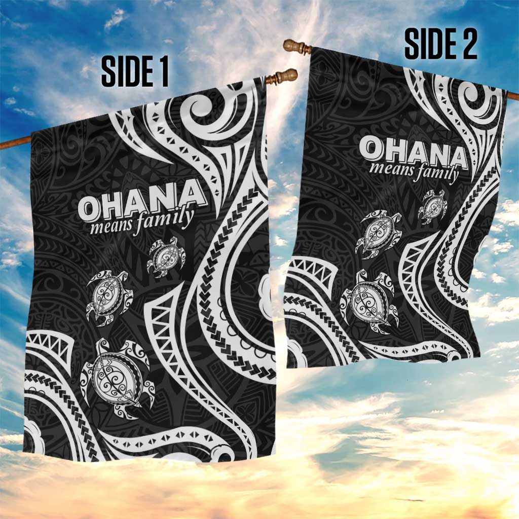 Hawaii Ohana Means Family Garden Flag Sea Turtle Polynesian Style LT05 - Polynesian Pride