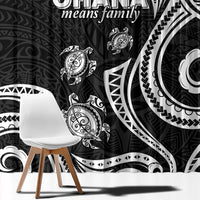 Hawaii Ohana Means Family Window Curtain Sea Turtle Polynesian Style LT05 - Polynesian Pride