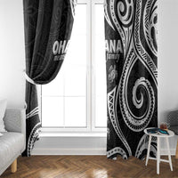 Hawaii Ohana Means Family Window Curtain Sea Turtle Polynesian Style LT05 - Polynesian Pride
