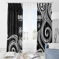 Hawaii Ohana Means Family Window Curtain Sea Turtle Polynesian Style LT05 - Polynesian Pride