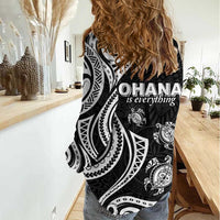 Hawaii Ohana Means Family Women Casual Shirt Sea Turtle Polynesian Style LT05 - Polynesian Pride