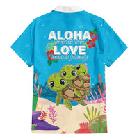Ohana Hawaii Family Matching Off Shoulder Maxi Dress and Hawaiian Shirt Kawaii Family Turtle LT05 - Polynesian Pride