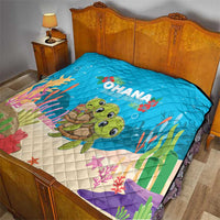 Ohana Hawaii Quilt Kawaii Family Turtle LT05 - Polynesian Pride