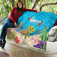Ohana Hawaii Quilt Kawaii Family Turtle LT05 - Polynesian Pride