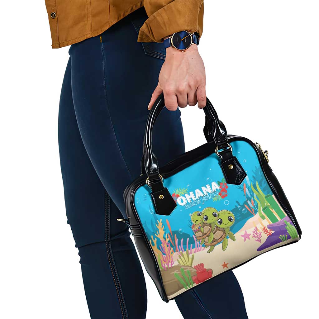 Ohana Hawaii Shoulder Handbag Kawaii Family Turtle LT05 - Polynesian Pride