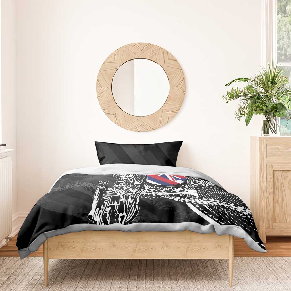 Hawaii King Flag Bedding Set Hawaiian Maile Lei - Polynesian Pride