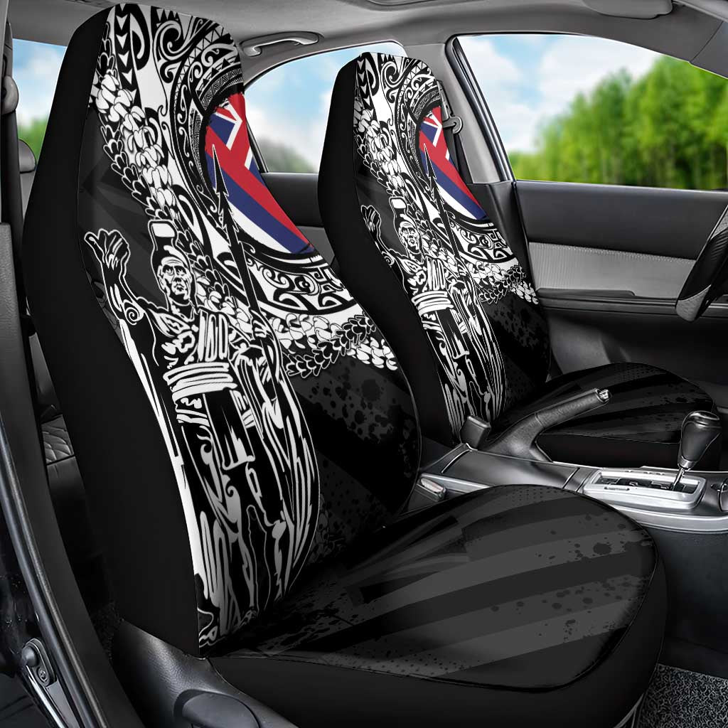 Hawaii King Flag Car Seat Cover Hawaiian Maile Lei LT05 - Polynesian Pride