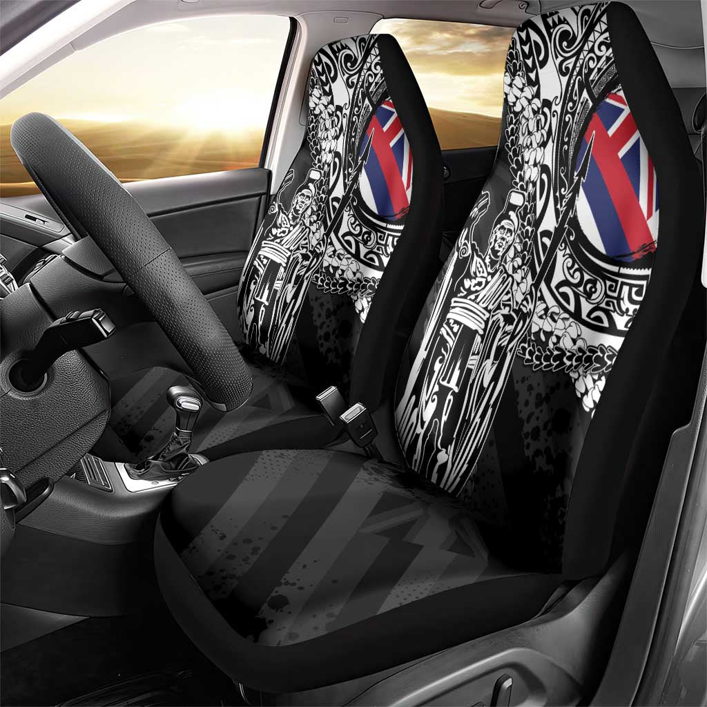 Hawaii King Flag Car Seat Cover Hawaiian Maile Lei LT05 - Polynesian Pride