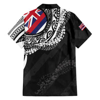 Hawaii King Flag Hawaiian Shirt Hawaiian Maile Lei LT05 - Polynesian Pride