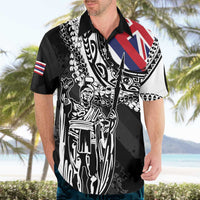 Hawaii King Flag Hawaiian Shirt Hawaiian Maile Lei LT05 - Polynesian Pride