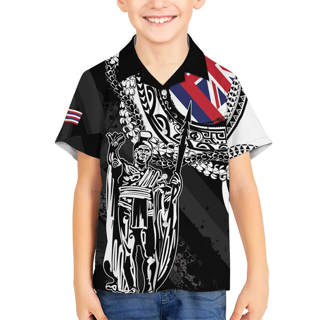 Hawaii King Flag Hawaiian Shirt Hawaiian Maile Lei LT05 - Polynesian Pride