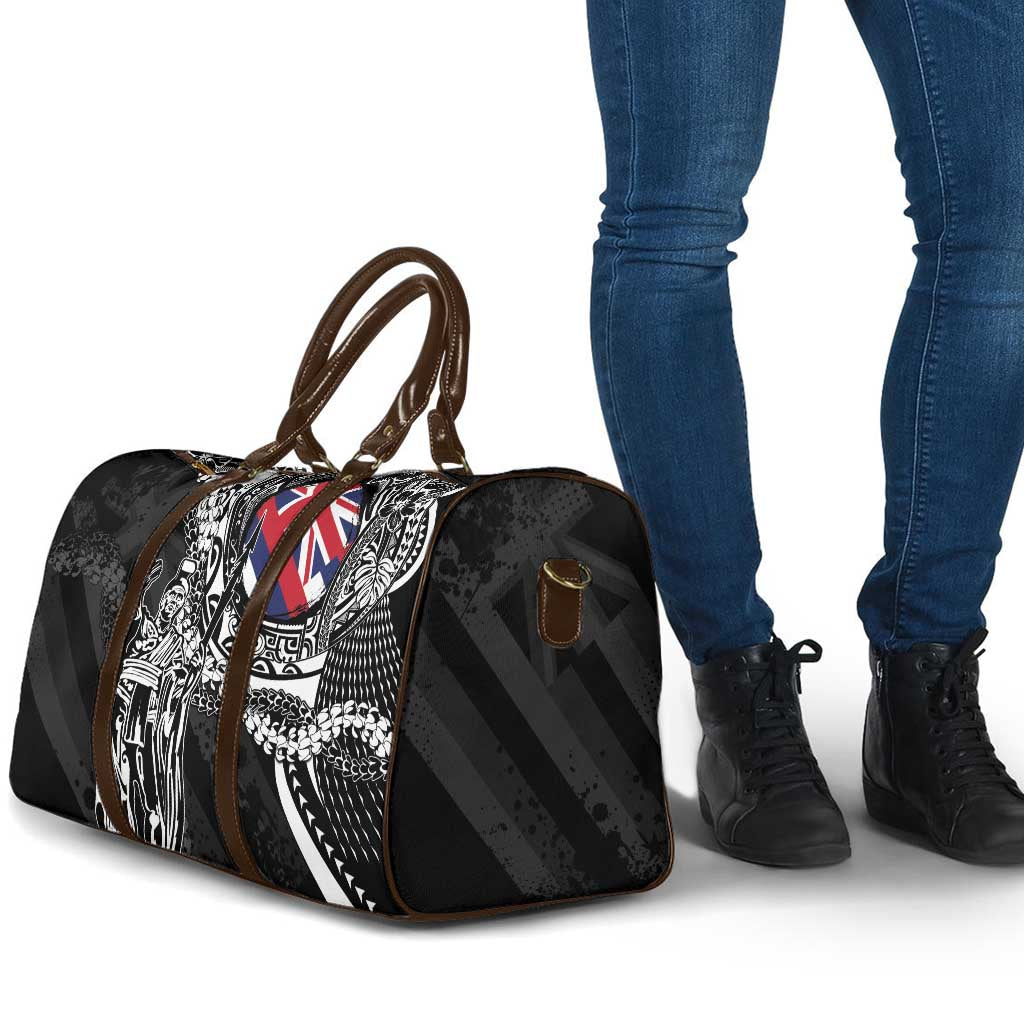 Hawaii King Flag Travel Bag Hawaiian Maile Lei LT05 - Polynesian Pride