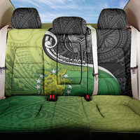 New Zealand Cook Islands Back Car Seat Cover Maori Tiki With Circle Stars Turtle LT05 One Size Multicolor - Polynesian Pride