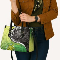 New Zealand Cook Islands Leather Bag Maori Tiki With Circle Stars Turtle LT05 - Polynesian Pride