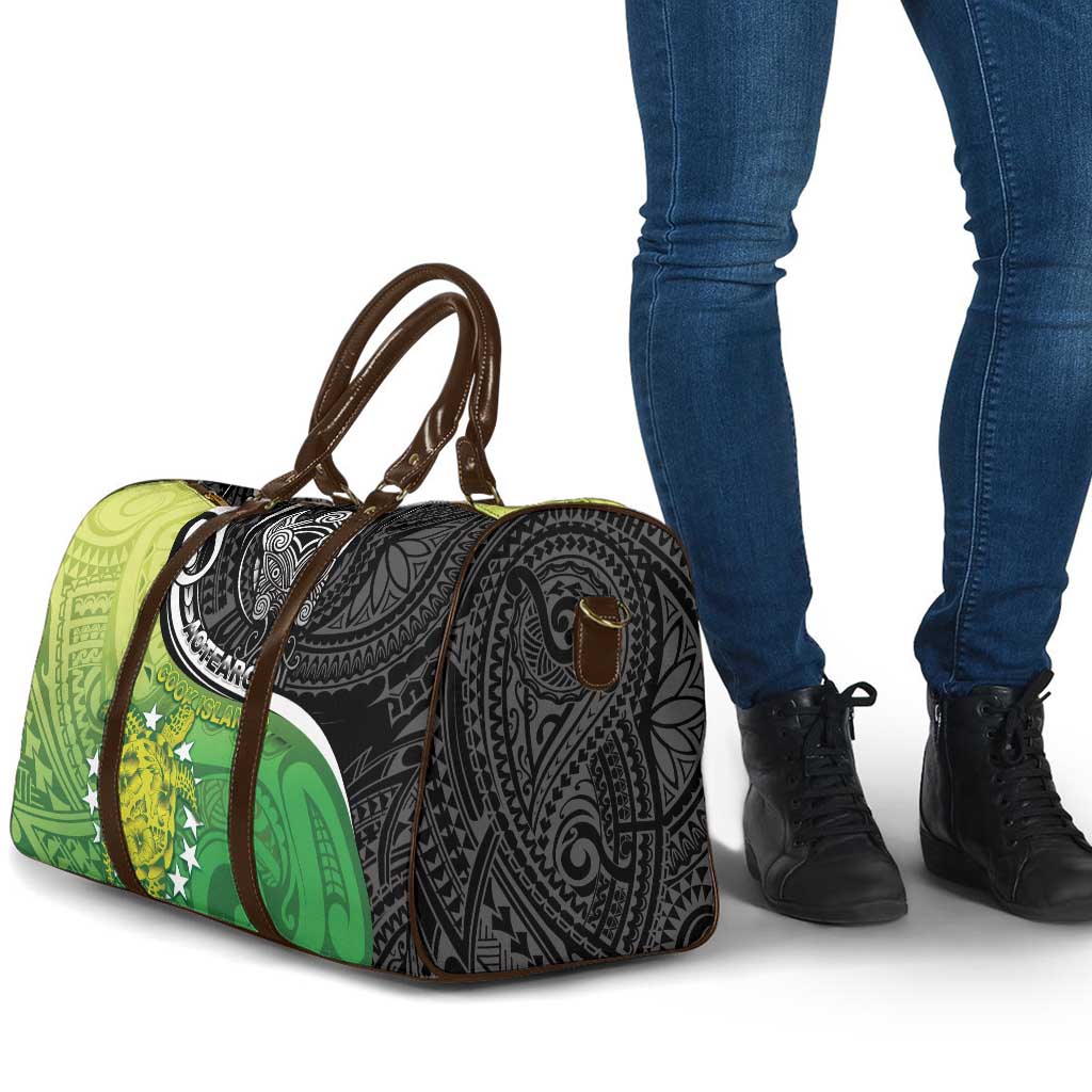 New Zealand Cook Islands Travel Bag Maori Tiki With Circle Stars Turtle LT05 - Polynesian Pride