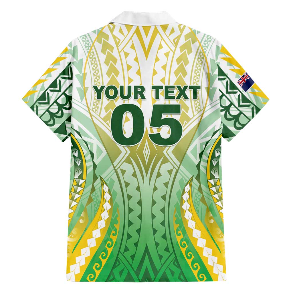 Custom Cook Islands Rugby Family Matching Off The Shoulder Long Sleeve Dress and Hawaiian Shirt Unique Style White Version LT05 - Polynesian Pride