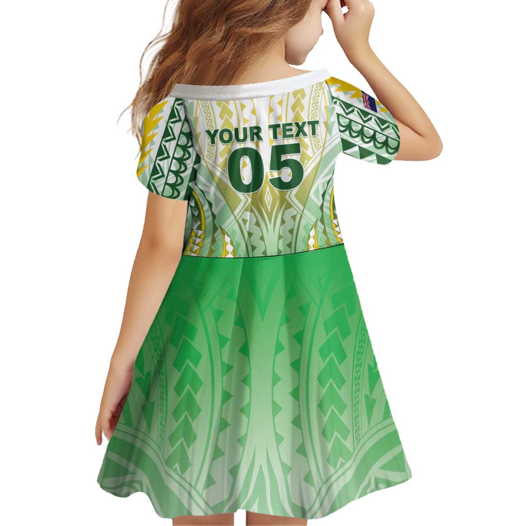 Custom Cook Islands Rugby Family Matching Summer Maxi Dress and Hawaiian Shirt Unique Style White Version LT05 - Polynesian Pride