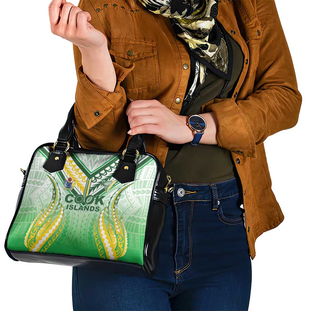 Cook Islands Rugby Shoulder Handbag Unique Style White Version - Polynesian Pride
