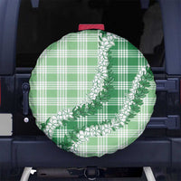 Green Hawaii Palaka Spare Tire Cover Hawaiian Honohono Lei