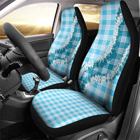 Blue Hawaii Palaka Car Seat Cover Hawaiian Honohono Lei LT05 - Polynesian Pride