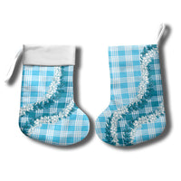Blue Hawaii Palaka Christmas Stocking Hawaiian Honohono Lei LT05 - Polynesian Pride