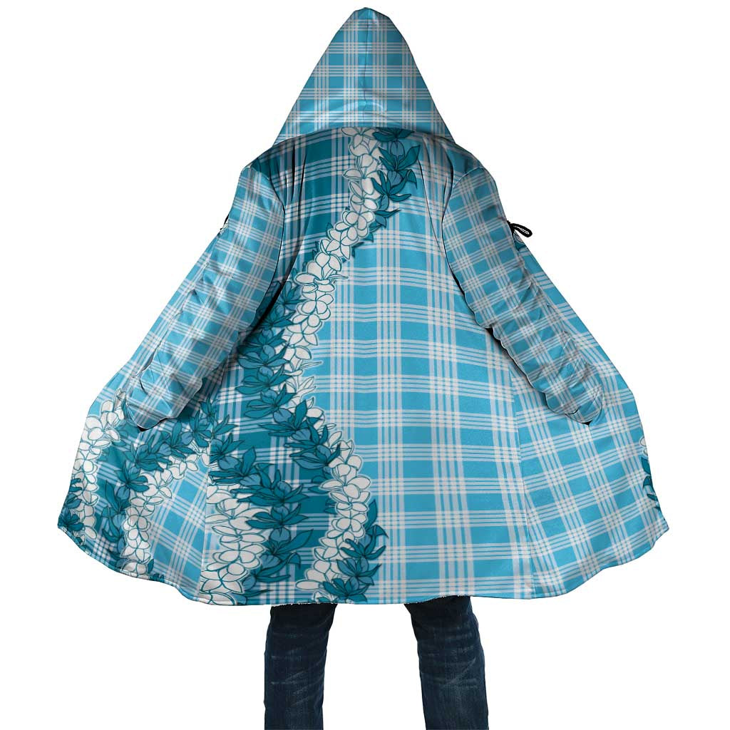 Blue Hawaii Palaka Cloak Hawaiian Honohono Lei