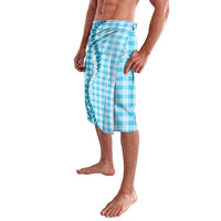 Blue Hawaii Palaka Lavalava Hawaiian Honohono Lei