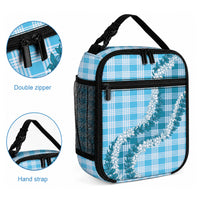 Blue Hawaii Palaka Lunch Bag Hawaiian Honohono Lei LT05 - Polynesian Pride
