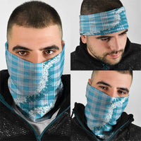 Blue Hawaii Palaka Neck Gaiter Hawaiian Honohono Lei LT05 - Polynesian Pride
